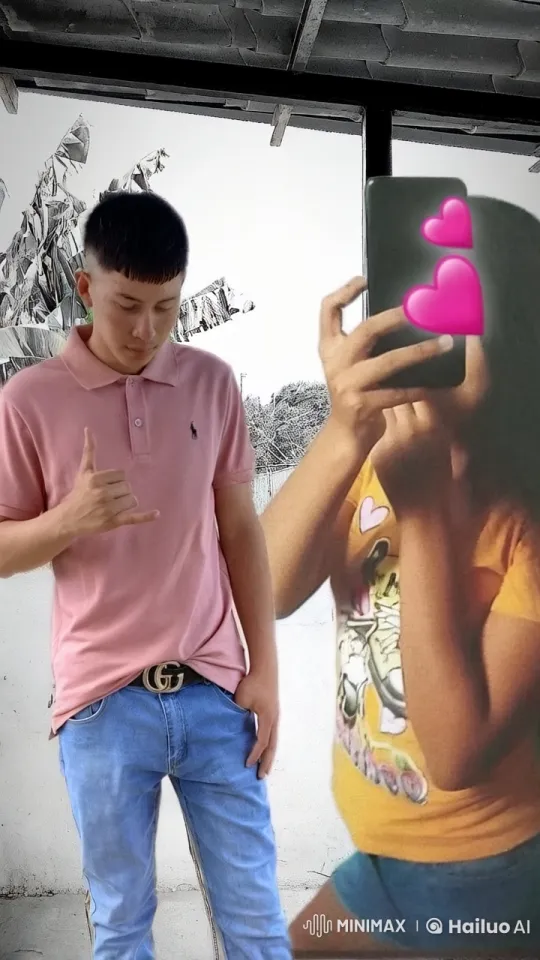Casual Flirtation Moment Between Two Individuals – AI Generated Video | Hailuo AI