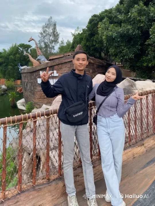 Friends Spar Playfully in Scenic Outdoor Martial Arts Exhibit – AI Generated Video | Hailuo AI
