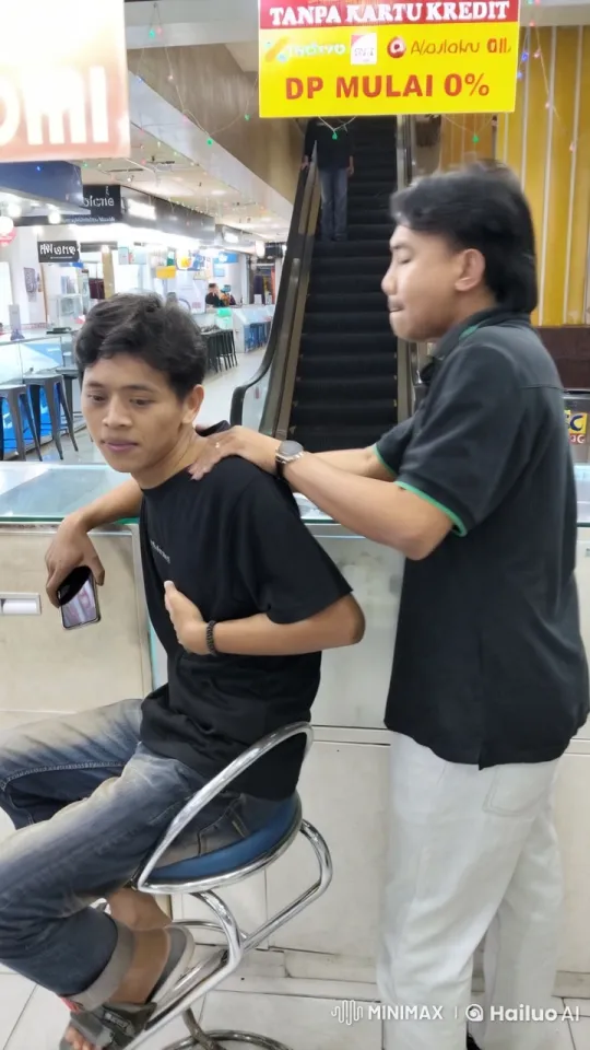 Casual Kungfu Practitioner in Mall Showcases Martial Arts – AI Generated Video | Hailuo AI
