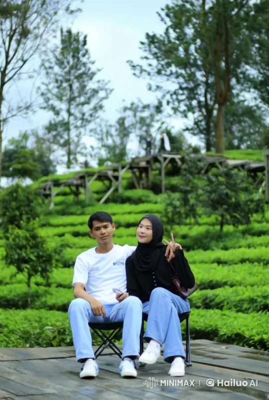 Kung Fu Practitioners Perform in Tea Plantation Setting – AI Generated Video | Hailuo AI