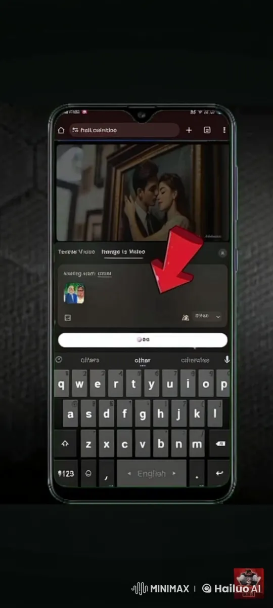 Romantic Couple Sharing an Intimate Kiss – AI Generated Video | Hailuo AI