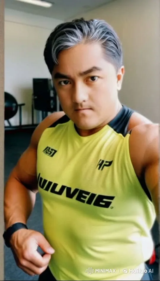 Martial Artist Showcases Fitness and Skill in Gym Setting – AI Generated Video | Hailuo AI