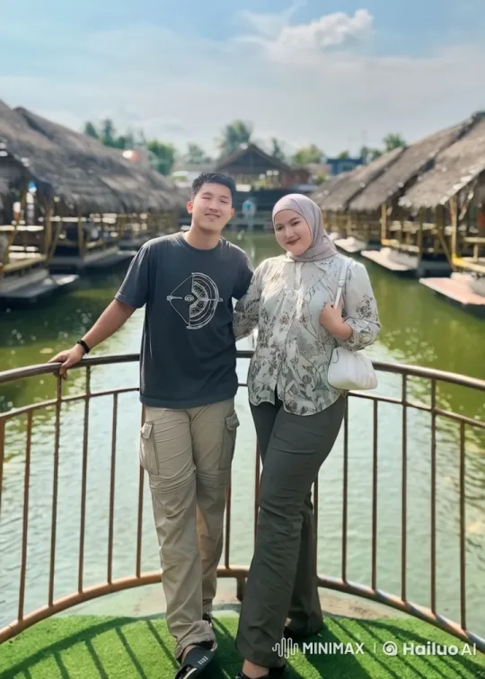 Couples Practice Martial Arts on Bridge Over Pond – AI Generated Video | Hailuo AI