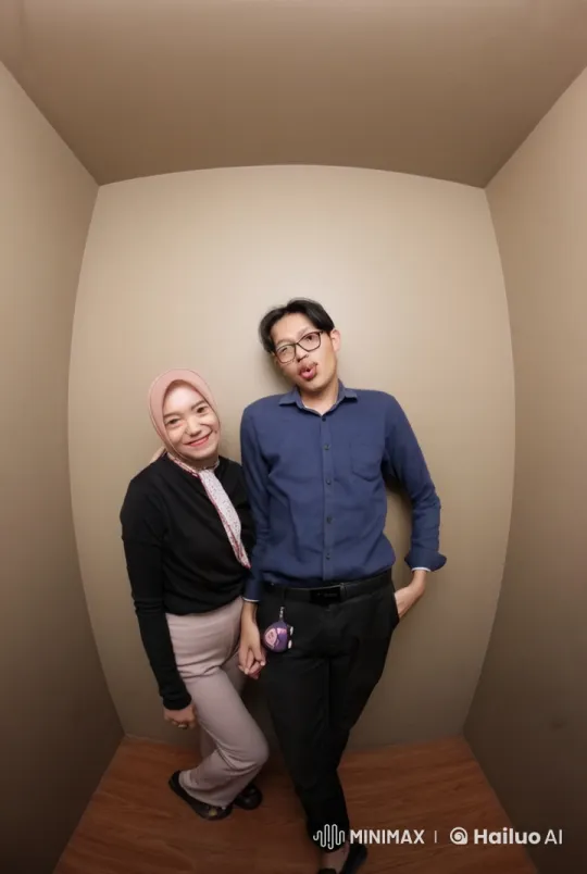 Couple Practicing Kung Fu in Coordinated Stances – AI Generated Video | Hailuo AI