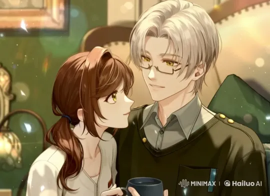 Animated Love Scene: Vyn and Woman in Intimate Interaction – AI Generated Video | Hailuo AI