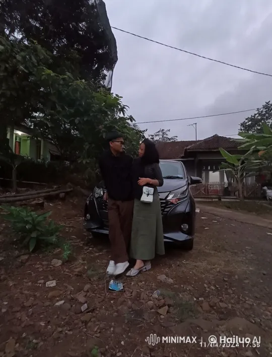 Man Demonstrates Martial Arts by Rustic Black Car – AI Generated Video | Hailuo AI