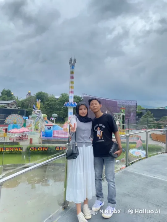 Kungfu Performance Set Against Amusement Park Scenery – AI Generated Video | Hailuo AI