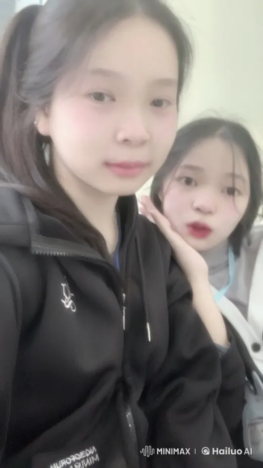 Girls Display Friendship Through Playful Fight – AI Generated Video | Hailuo AI