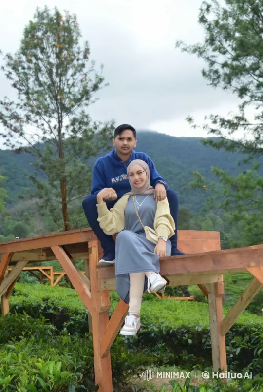 Couple Engages in Intense Kungfu Fight in Serene Landscape – AI Generated Video | Hailuo AI