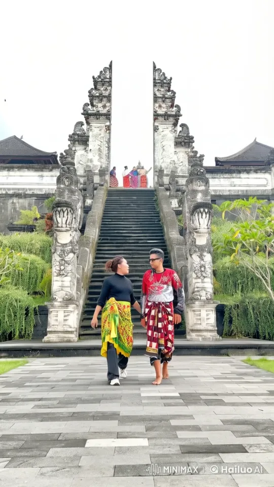 Traditional Garb Fighters Showcase Kungfu at Historic Temple – AI Generated Video | Hailuo AI
