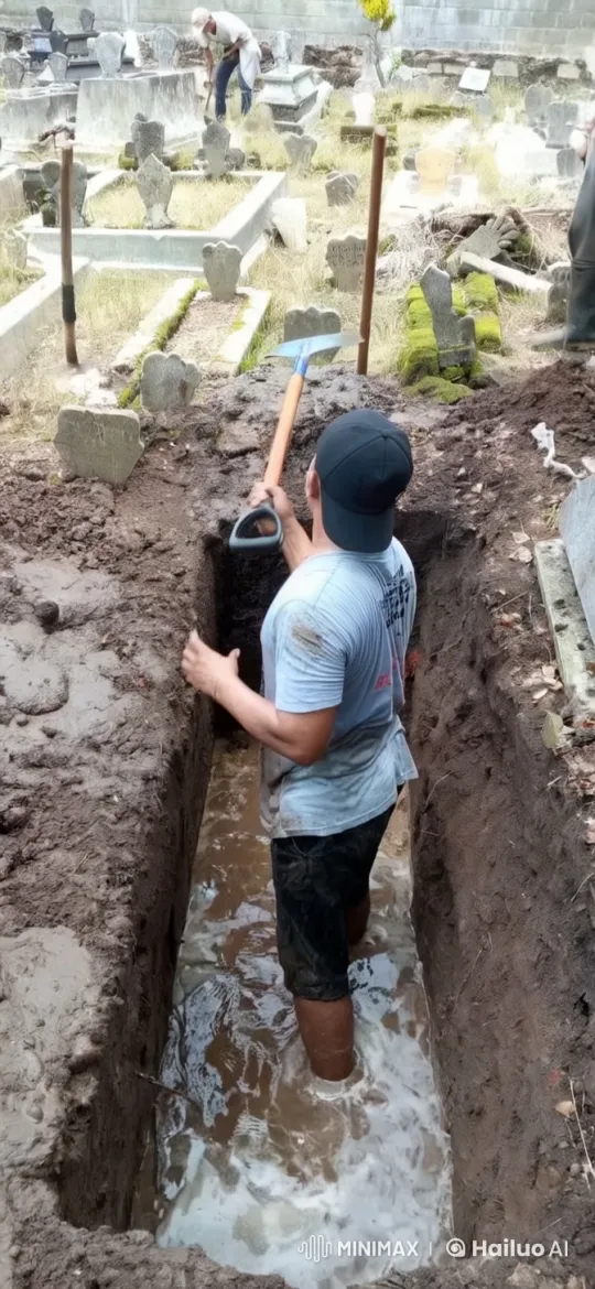 Martial Artist Performs Kungfu in Eerie Cemetery – AI Generated Video | Hailuo AI