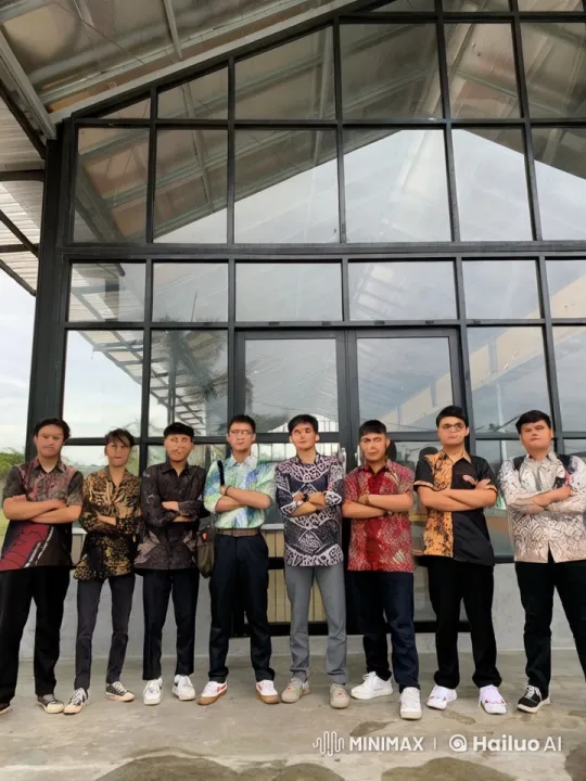 Young Men Demonstrate Synchronized Kung Fu in Front of Glass Building – AI Generated Video | Hailuo AI