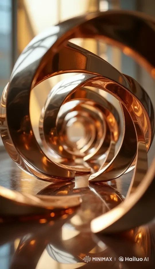 Elegant Bronze Sculptures: Captivating Light and Intricate Design – AI Generated Video | Hailuo AI