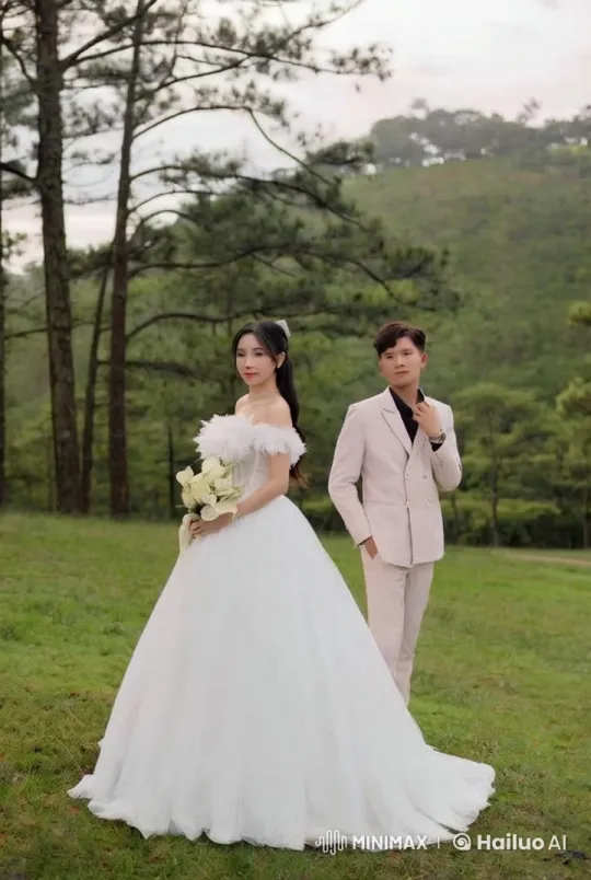Couple Combines Wedding Elegance with Martial Arts Display – AI Generated Video | Hailuo AI