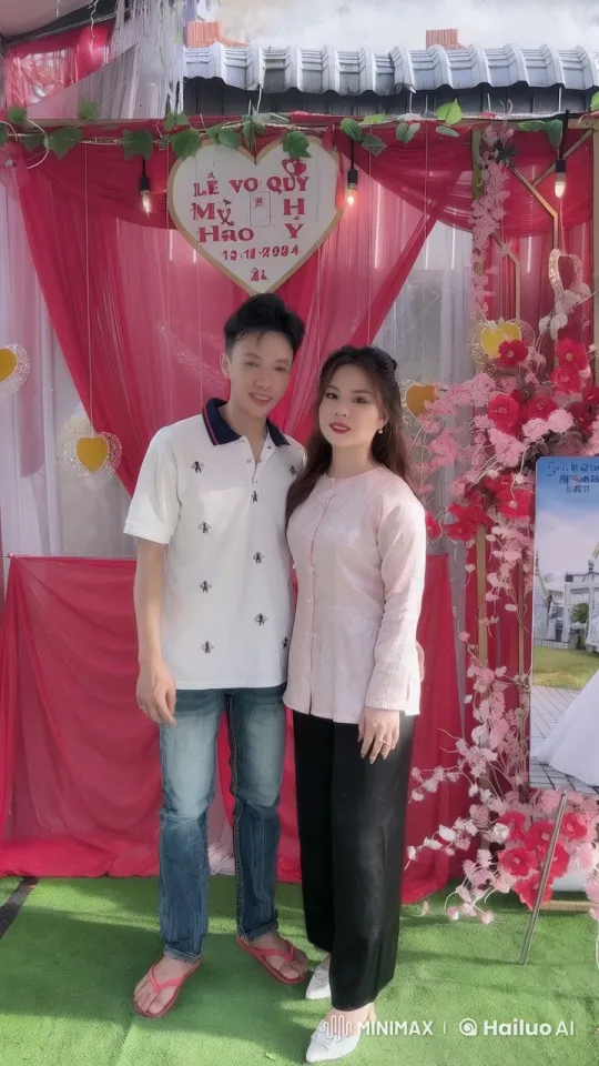 Couple Showcases Kung Fu Skills in Wedding Decor Setting – AI Generated Video | Hailuo AI