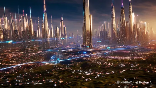 Futuristic Earth: Rapid Transformation and Technological Overwhelm – AI Generated Video | Hailuo AI