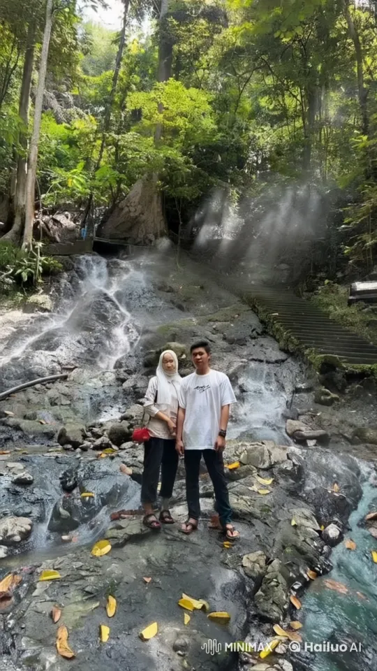 Martial Artist Showcases Skills in Forest by Waterfall – AI Generated Video | Hailuo AI
