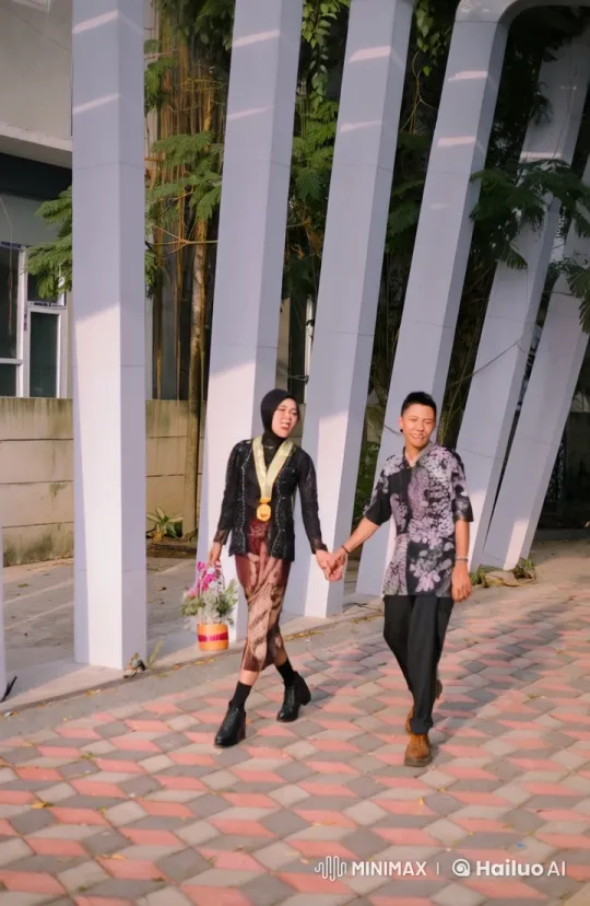 Traditional Attire Kungfu Fight in Lush Courtyard – AI Generated Video | Hailuo AI