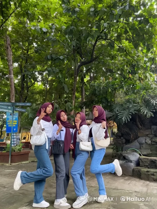 Four Friends Practice Kungfu in Nature – AI Generated Video | Hailuo AI