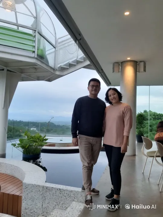 Couple Practicing Kungfu on Modern Terrace – AI Generated Video | Hailuo AI