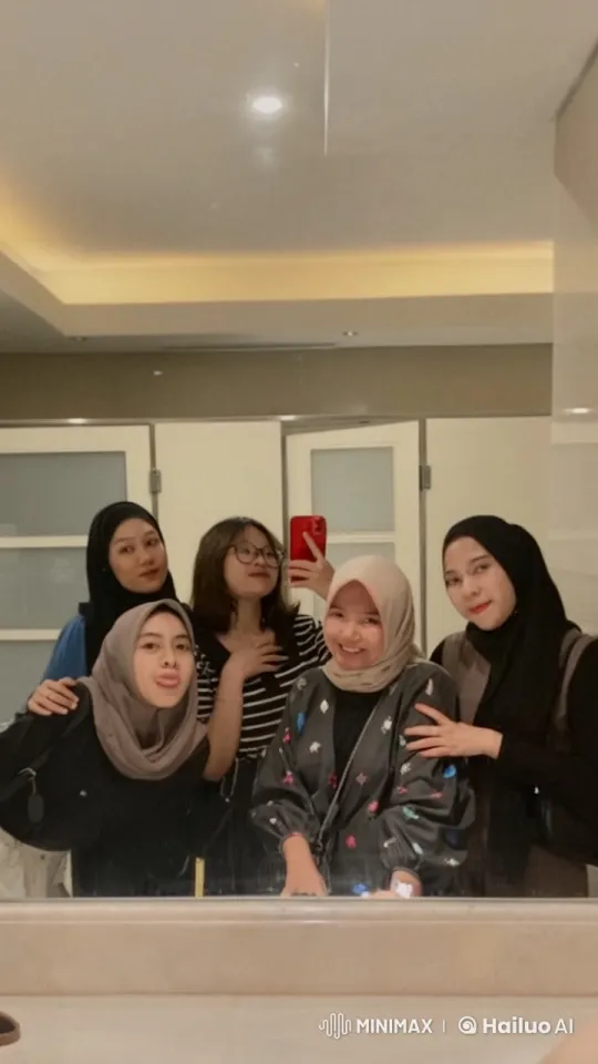 Upscale Bathroom: Hijab-Wearing Women Practice Martial Arts – AI Generated Video | Hailuo AI