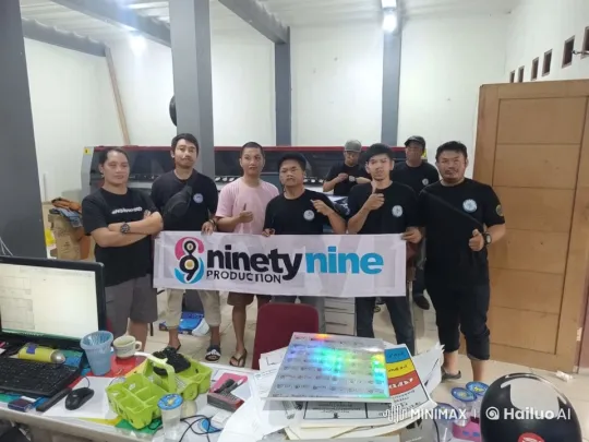Ninety Nine Production Team Practices Kungfu in Workshop – AI Generated Video | Hailuo AI