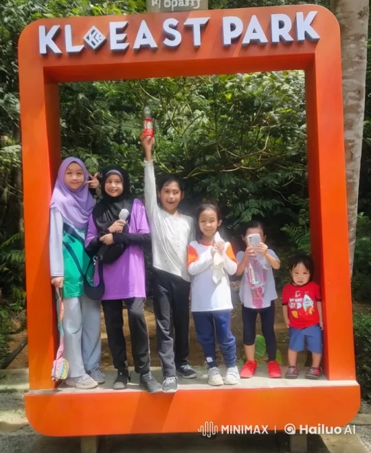 Kids' Playful Martial Arts Display in KL East Park – AI Generated Video | Hailuo AI