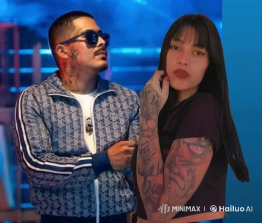 Couple's Intimate Kiss with Intricate Tattoos – AI Generated Video | Hailuo AI