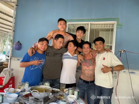Friends' Celebration Transforms into Impromptu Kung Fu Display – AI Generated Video | Hailuo AI