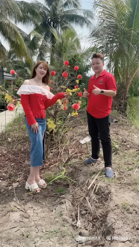 Choreographed Fight Scene in Tropical Setting – AI Generated Video | Hailuo AI