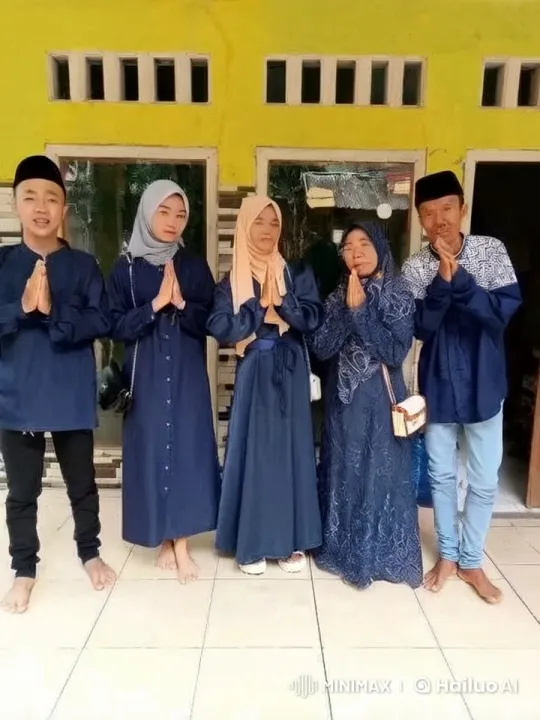 Six Individuals Perform Coordinated Martial Arts Poses – AI Generated Video | Hailuo AI