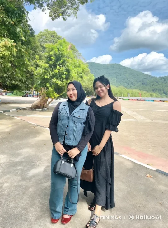Two Women Perform Synchronized Kung Fu in Mountainous Landscape – AI Generated Video | Hailuo AI