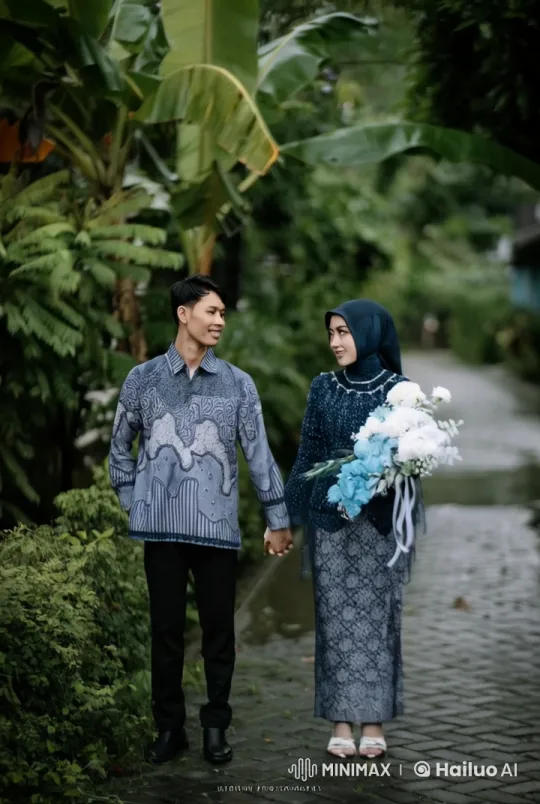 Traditional Kung Fu Practitioners Spar Gracefully in Lush Garden – AI Generated Video | Hailuo AI