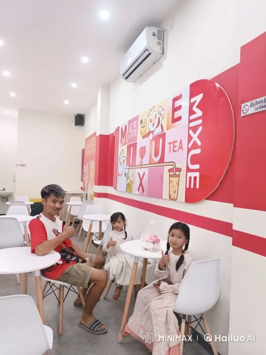 Ice Cream Shop Kungfu Display by Man and Girls – AI Generated Video | Hailuo AI