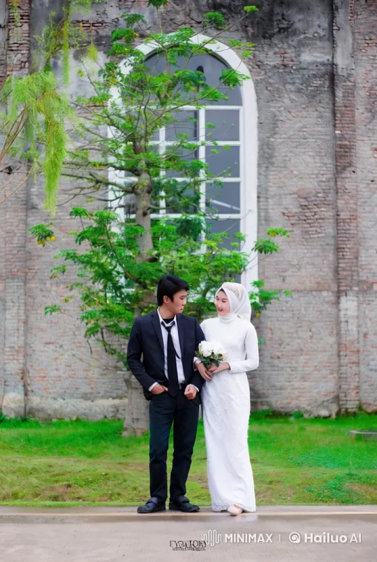 Couple Performs Kungfu in Front of Rustic Building – AI Generated Video | Hailuo AI