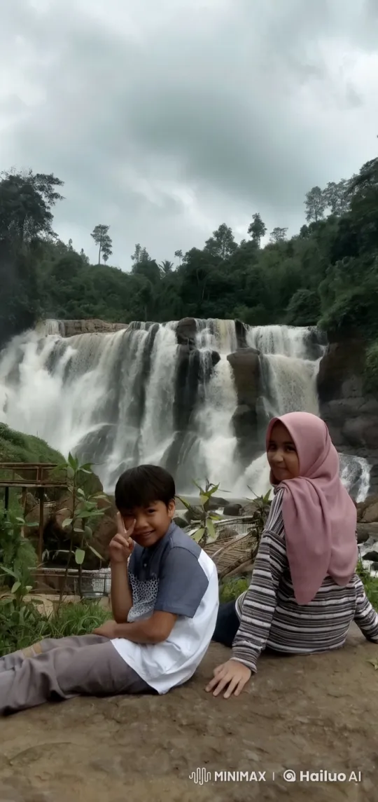Children Practice Martial Arts by Majestic Waterfall – AI Generated Video | Hailuo AI