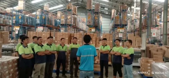 Warehouse Workers Perform Synchronized Kungfu – AI Generated Video | Hailuo AI