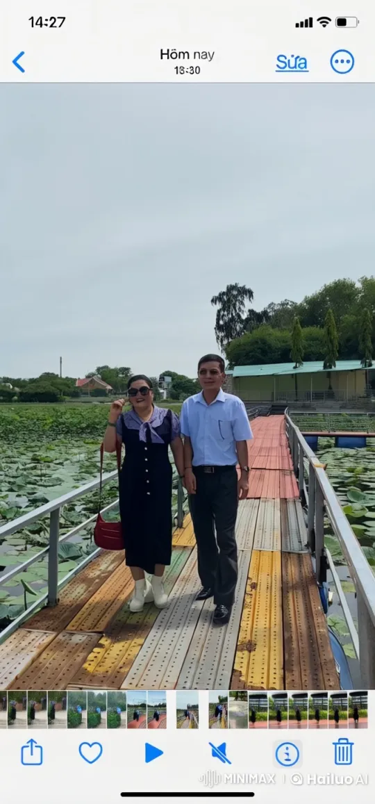 Couple Practicing Kung Fu on Metal Walkway – AI Generated Video | Hailuo AI