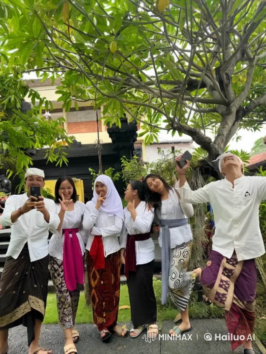 Indonesian Friends Perform Kung Fu in Traditional Attire – AI Generated Video | Hailuo AI