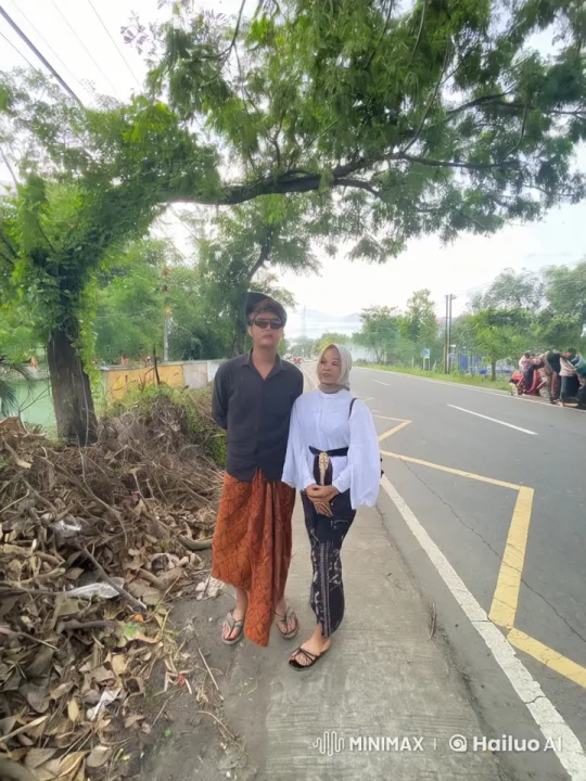 Traditional Kungfu Fight on Lush Roadside Scene – AI Generated Video | Hailuo AI
