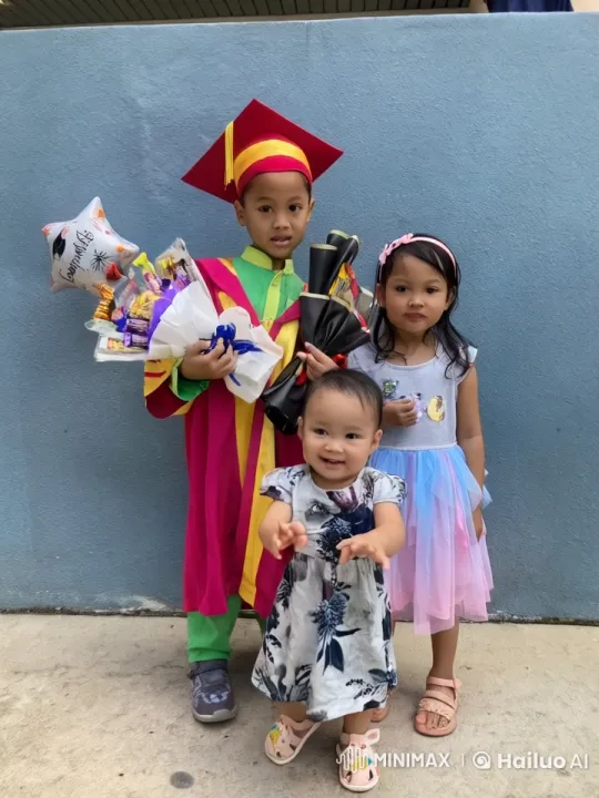Child Graduates in Colorful Attire, Performs Impressive Kung Fu – AI Generated Video | Hailuo AI