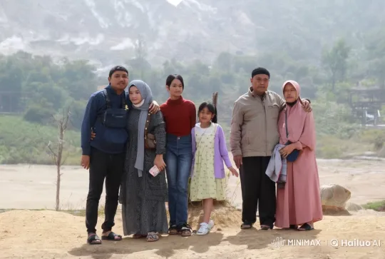 Family Demonstrates Kung Fu Skills in Mountain Setting – AI Generated Video | Hailuo AI
