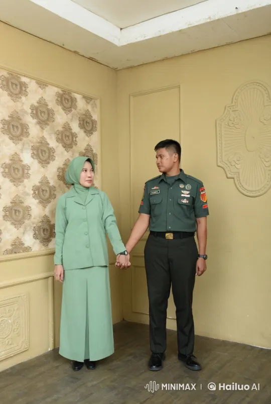 Couple Performs Synchronized Martial Arts in Classic Setting – AI Generated Video | Hailuo AI