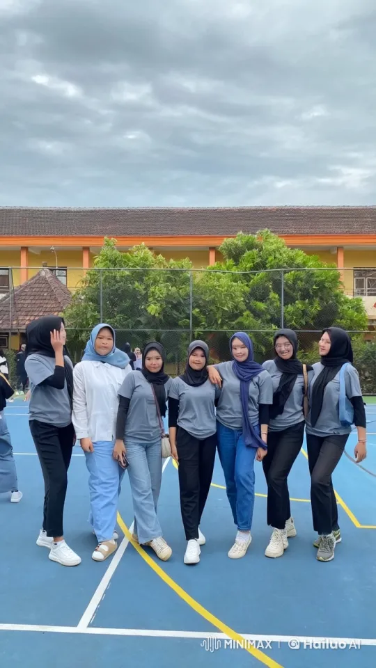 Young Women Showcase Martial Arts Skills on Basketball Court – AI Generated Video | Hailuo AI