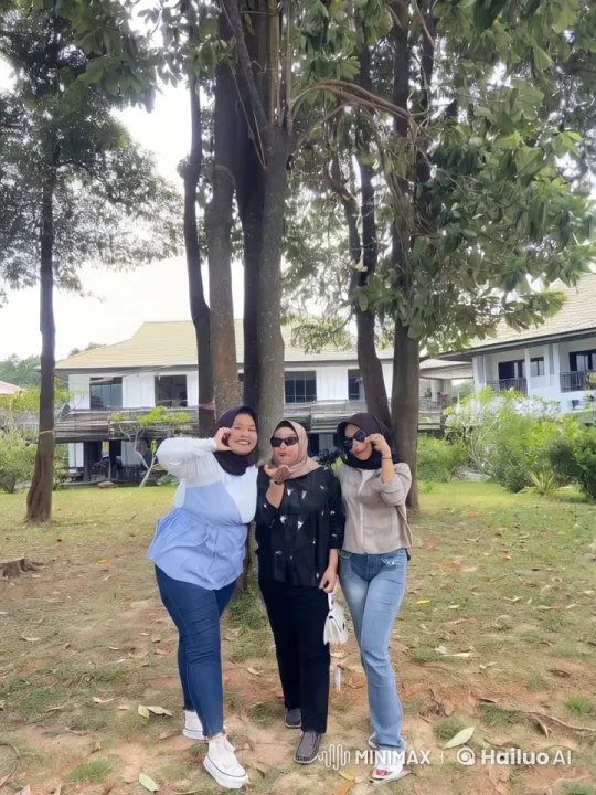 Three Individuals Perform Synchronized Kungfu in Serene Setting – AI Generated Video | Hailuo AI