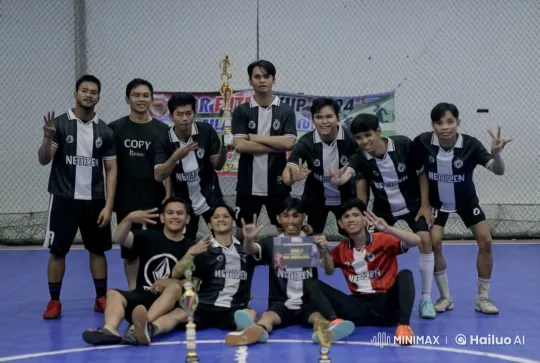 Netizen Team Celebrates Victory with Kungfu Display – AI Generated Video | Hailuo AI