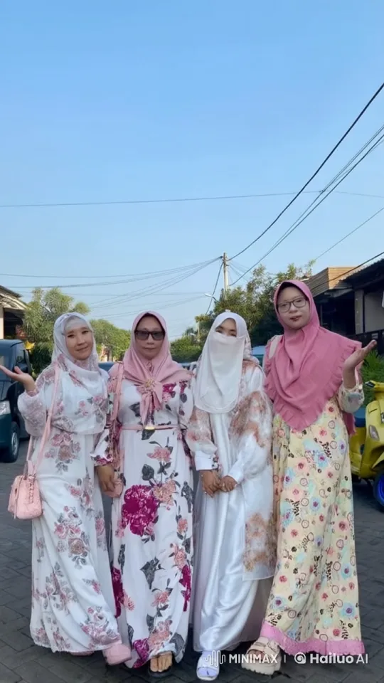 Elegant Women Perform Impressive Kungfu in Floral Dresses – AI Generated Video | Hailuo AI