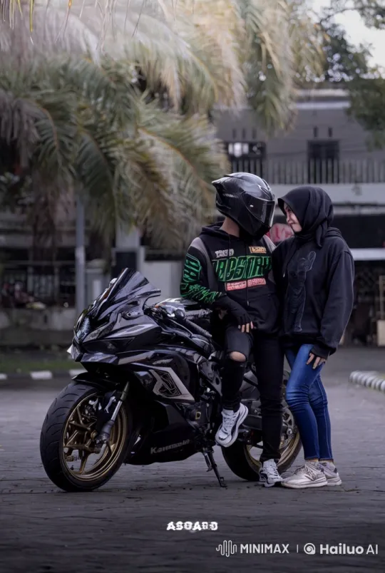 Kung Fu Practitioner Showcases Skills by Motorcycle – AI Generated Video | Hailuo AI