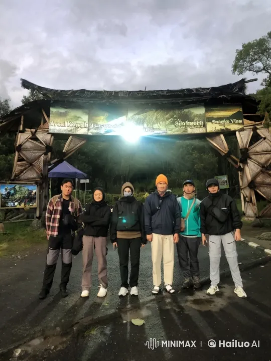 Kungfu Display at Areal Kawah with Dramatic Sky – AI Generated Video | Hailuo AI