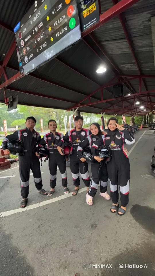 Kung Fu Group Performs at Go-Kart Track – AI Generated Video | Hailuo AI